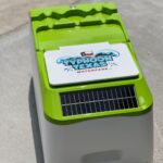 LounGenie smart unit installed in water park cabana