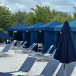 LounGenie cabana unit at private pool club