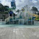 Private pool club cabana interior with LounGenie amenity unit