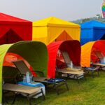 Water park poolside cabana upgraded with LounGenie