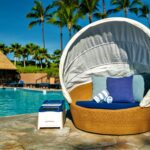 LounGenie smart technology on display in resort cabana
