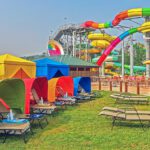 LounGenie smart cabana unit at family water park