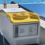 LounGenie smart cabana system at a luxury resort