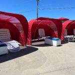 LounGenie cabana technology inside water park venue