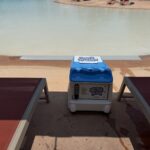 LounGenie amenity system installed at theme park water area