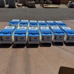 LounGenie unit with waterproof safe in theme park cabana