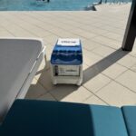 LounGenie installed in premium poolside cabana