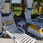 Smart cabana system by LounGenie at water park venue